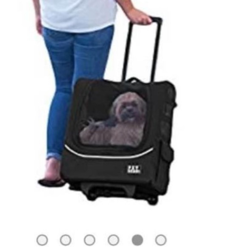 Pet carrier on wheels/backpack!